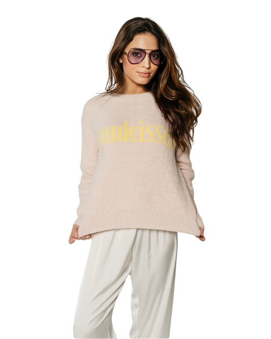 Sunkissed Cozy Pink Pullover