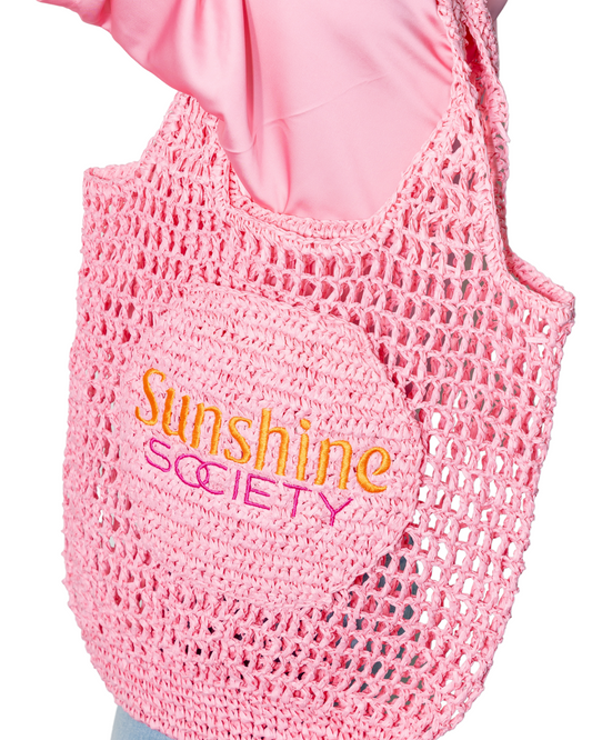 Sunshine Society Crochet Tote