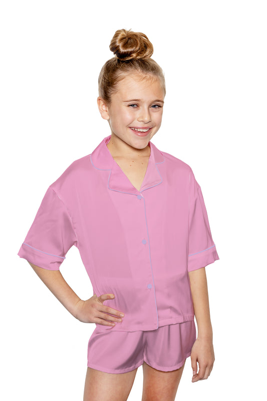 Kids Silky Bubblegum (Short Sleeve w/ Shorts)