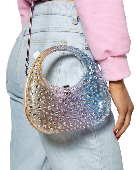 Ombre Rainbow Gem Purse for Women