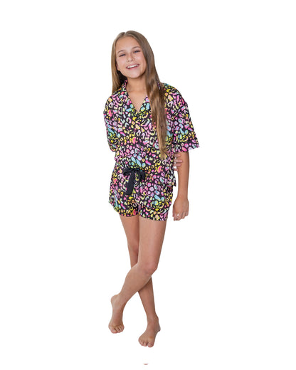 Kids Silky Animal (Short Sleeve w/ Shorts)