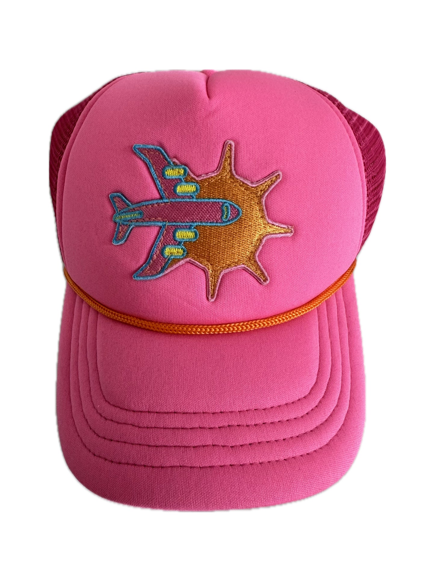 Kids Jetsetter Trucker Hat, Pink