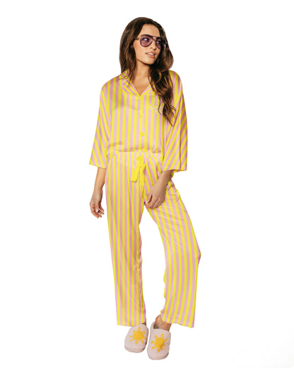 Silky Sunshine Club (3/4 Sleeve w/ Pants)